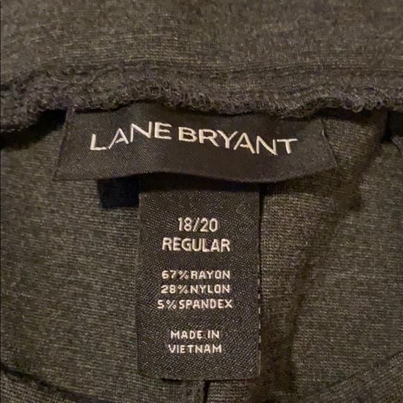 Lane Bryant Ponte Pant- Dk Gray - Picture 4 of 6